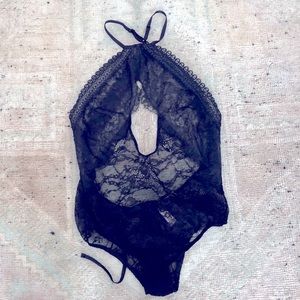 VS lace lingerie bodysuit